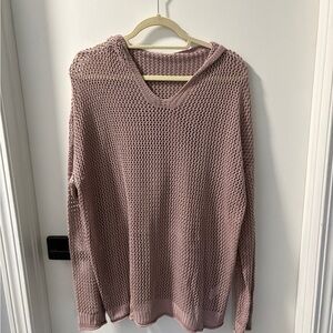 BOGO!!! Pink and Orange Mesh Hooded Coverup